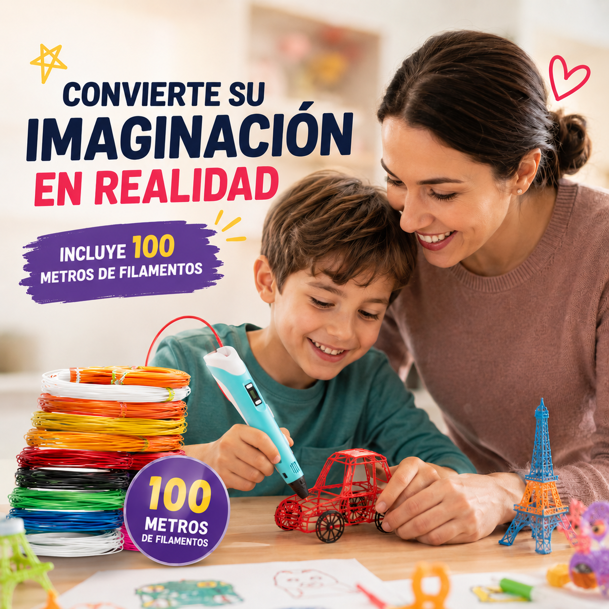 MagicArt 3D™ | Kit Creativo 3D para Niños y Adultos