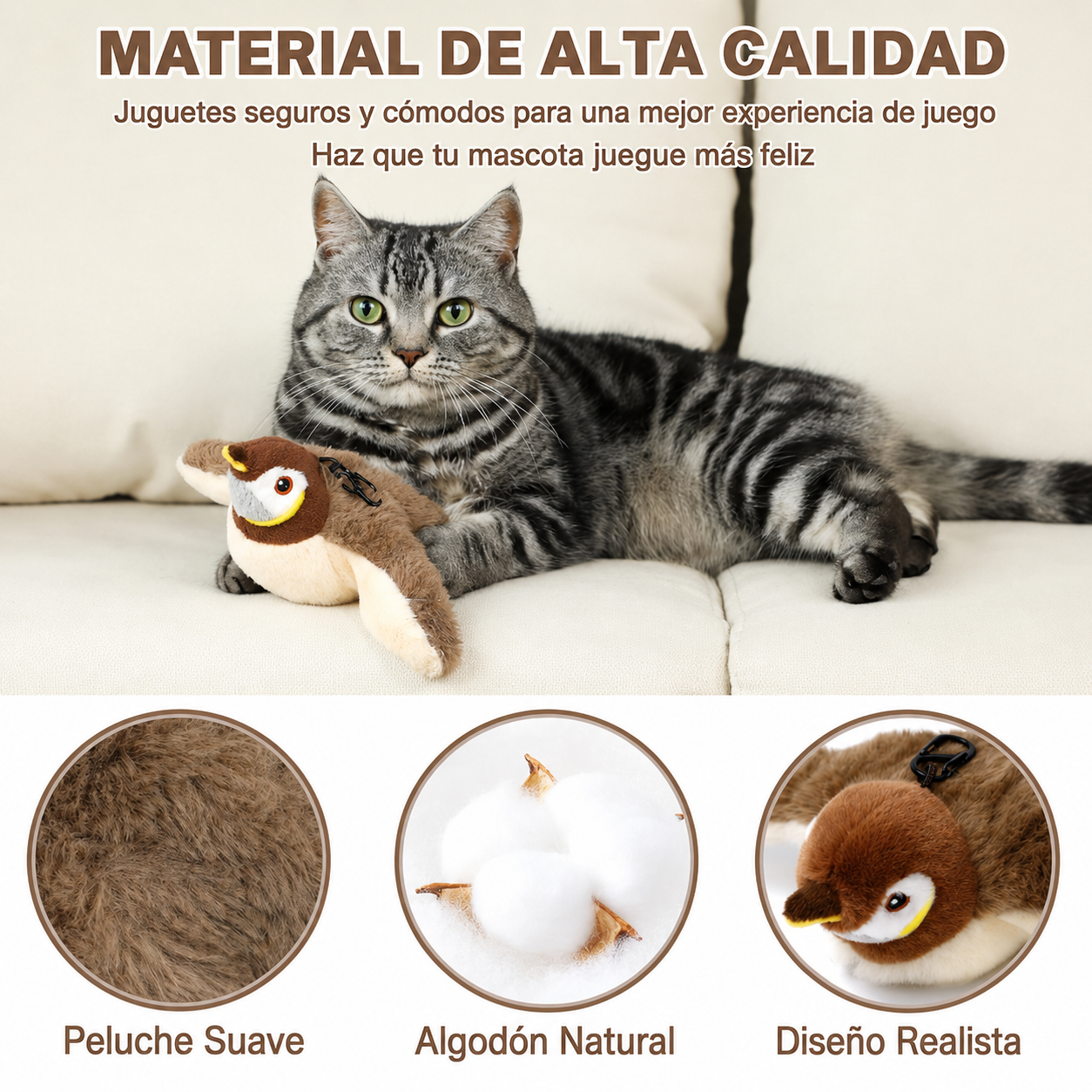 BirdFun™ | Pájaro Interactivo para Gatos