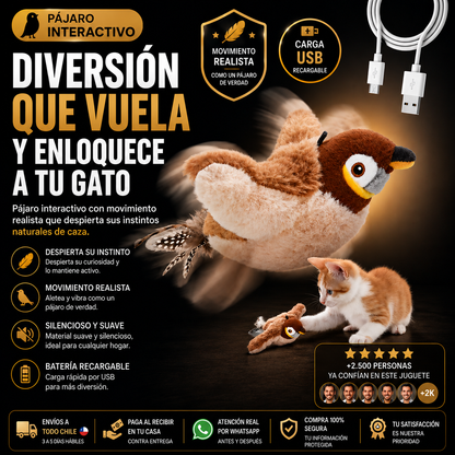 BirdFun™ | Pájaro Interactivo para Gatos