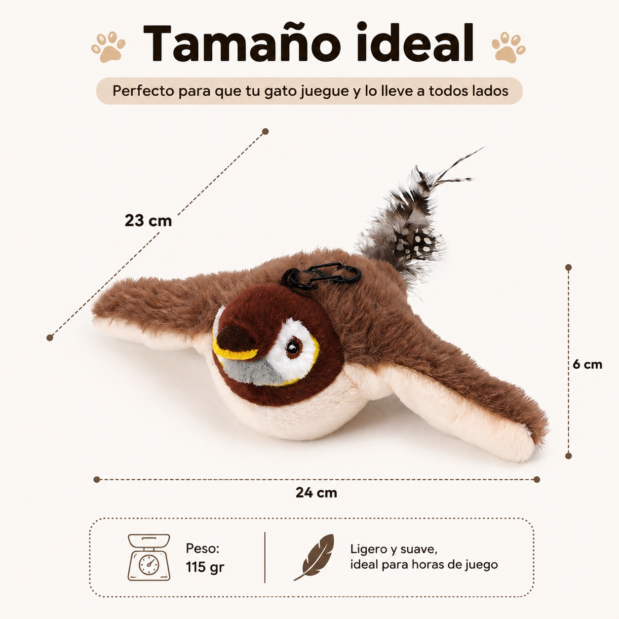 BirdFun™ | Pájaro Interactivo para Gatos